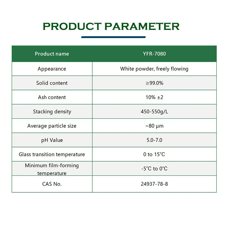 China Factory Water Proof Concrete Admixture Rdp for Cement Based Mortar